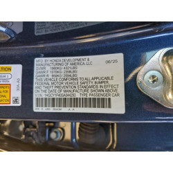 2025 HONDA ACCORD 1HGCY1F40SA044293 94933995