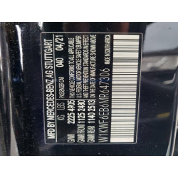 2021 MERCEDES-BENZ C-CLASS W1KWF6EB6MR647306 99291495