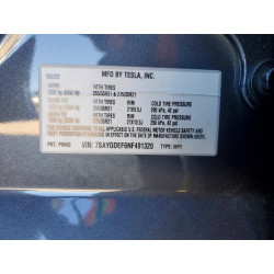2022 TESLA MODEL Y 7SAYGDEF6NF491320 76033705