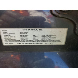 2023 TESLA MODEL Y 7SAYGDEE3PF619300 46956496