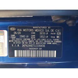 2020 KIA RIO 3KPA24AD7LE336456 73217695