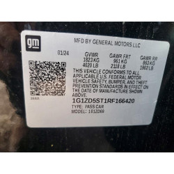 2024 CHEVROLET MALIBU 1G1ZD5ST1RF166420 96607675