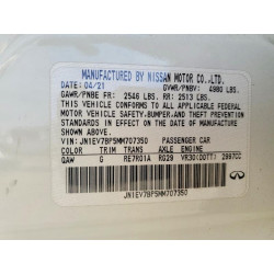 2021 INFINITI Q50 JN1EV7BP5MM707350 47395776