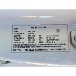 2021 TESLA MODEL 3 5YJ3E1EA0MF066688 79960165