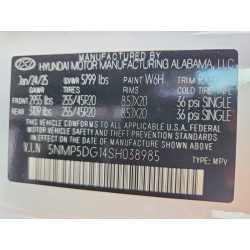 2025 HYUNDAI SANTA FE 5NMP5DG14SH038985 47813166