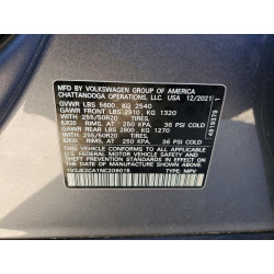 2022 VOLKSWAGEN ATLAS 1V2JE2CA1NC209015 46724816
