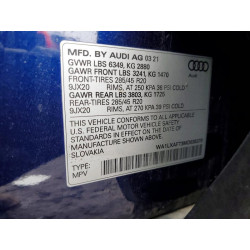 2021 AUDI Q7 WA1LXAF73MD035370 48259576