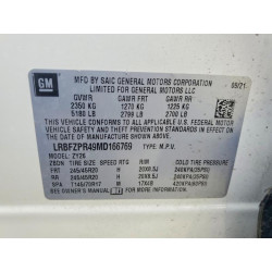 2021 BUICK ENVISION LRBFZPR49MD166769 74885525