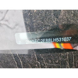 2020 HONDA CIVIC 2HGFC2F88LH531037 78545445