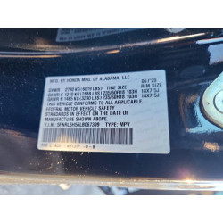 2020 HONDA All Models 5FNRL6H56LB067399 46587016