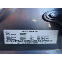 2024 TESLA MODEL Y 7SAYGAEE3RF168337 46955446