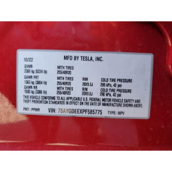 2023 TESLA MODEL Y 7SAYGDEEXPF585775 66734505