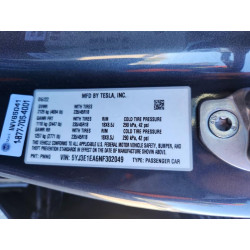 2022 TESLA MODEL 3 5YJ3E1EA6NF302049 72471495