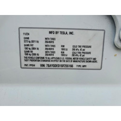 2025 TESLA MODEL Y 7SAYGDED1SF255166 76952885