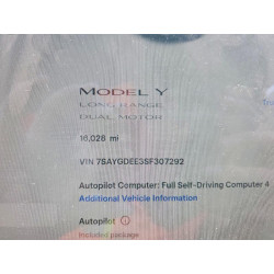 2025 TESLA MODEL Y 7SAYGDEE3SF307292 78102145