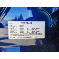 2024 TESLA MODEL Y 7SAYGDEE0RF054524 78676615