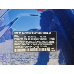 2022 BMW X3 5UX53DP09N9N10486 45934456