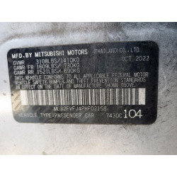 2023 MITSUBISHI MIRAGE ML32FVFJ4PHF02158 67902405