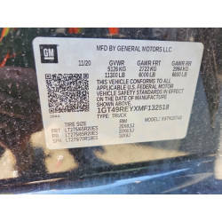 2021 GMC SIERRA 1GT49REYXMF132518 75433445