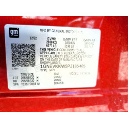 2023 CHEVROLET TRAVERSE 1GNEVKKW5PJ185405 49662746