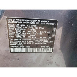 2023 VOLKSWAGEN ATLAS 1V2FR2CA0PC513689 78961005