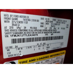 2020 FORD EXPEDITION 1FMJK1JT7LEA34078 45666366