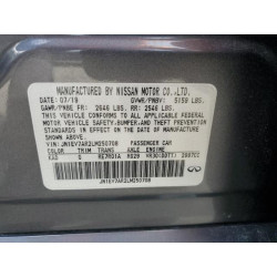 2020 INFINITI Q50 JN1EV7AR2LM250708 86190825