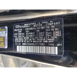 2020 HYUNDAI TUCSON KM8J33A49LU117681 77941265