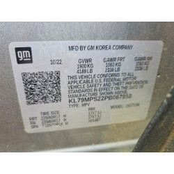 2023 CHEVROLET TRAILBLZR KL79MPS22PB067858 47291726