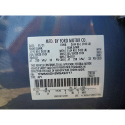 2021 FORD EXPLORER 1FMSK8DH5MGA92717 78896025