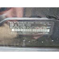 2021 MITSUBISHI MIRAGE ML32AUHJXMH010815 77329875