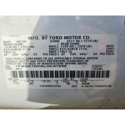 2020 FORD EXPLORER 1FMSK7DH5LGC67055 48858216