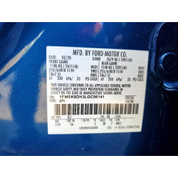 2020 FORD EXPLORER 1FMSK8DH3LGC08141 79095995