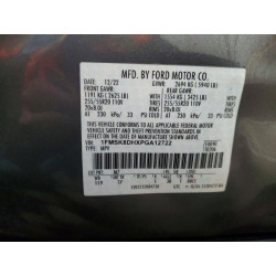 2023 FORD EXPLORER 1FMSK8DHXPGA12722 46205976