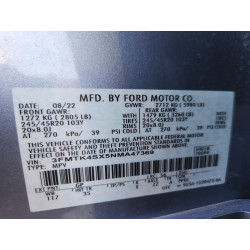 2022 FORD MUSTANG 3FMTK4SX5NMA47369 47045936