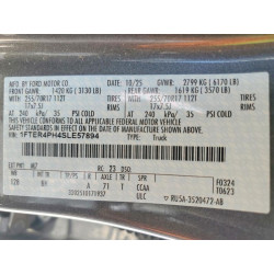 2025 FORD RANGER 1FTER4PH4SLE57894 47128536