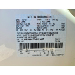 2025 LINCOLN AVIATOR 5LM5J6WC5SGL23437 41982326