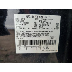 2020 FORD EDGE 2FMPK3G90LBA60485 51074216