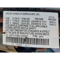 2020 ACURA RDX 5J8TC1H59LL005406 41647746