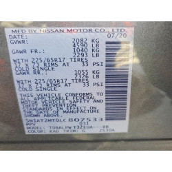 2020 NISSAN ROGUE 5N1AT2MT0LC807533 47725896