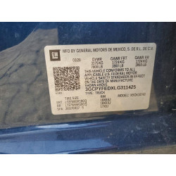 2020 CHEVROLET SILVERADO 3GCPYFEDXLG311425 73674415