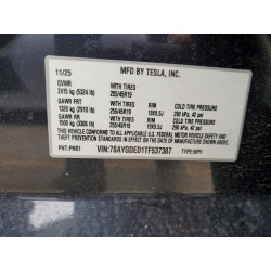 2026 TESLA MODEL Y 7SAYGDED1TF537387 49613826