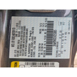 2020 FORD FUSION 3FA6P0HD2LR253005 48627486