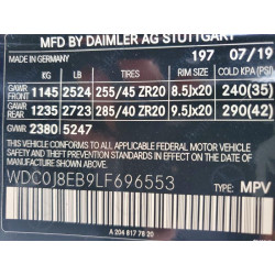 2020 MERCEDES-BENZ GLC-CLASS WDC0J8EB9LF696553 50164116