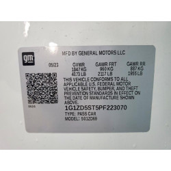 2023 CHEVROLET MALIBU 1G1ZD5ST5PF223070 50797606