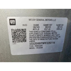 2023 CHEVROLET MALIBU 1G1ZD5ST9PF226778 49982846