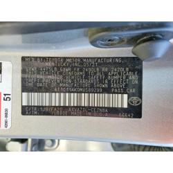 2021 TOYOTA CAMRY 4T1C11AK0MU589299 79645005