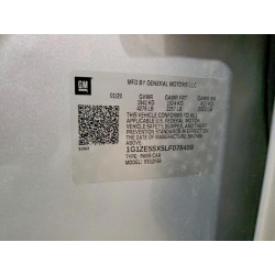 2020 CHEVROLET MALIBU 1G1ZE5SX5LF078459 99428125