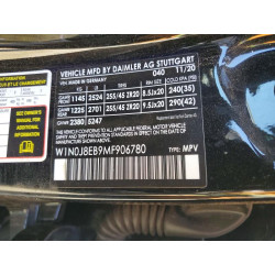 2021 MERCEDES-BENZ GLC-CLASS W1N0J8EB9MF906780 53070666