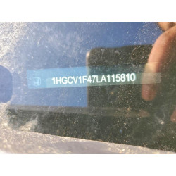 2020 HONDA ACCORD 1HGCV1F47LA115810 78121335